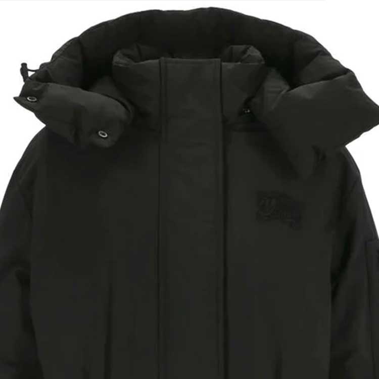(Women) Burberry FW23  Black Mid-Length Coat with Detachable Hood. 80726711 圖 5