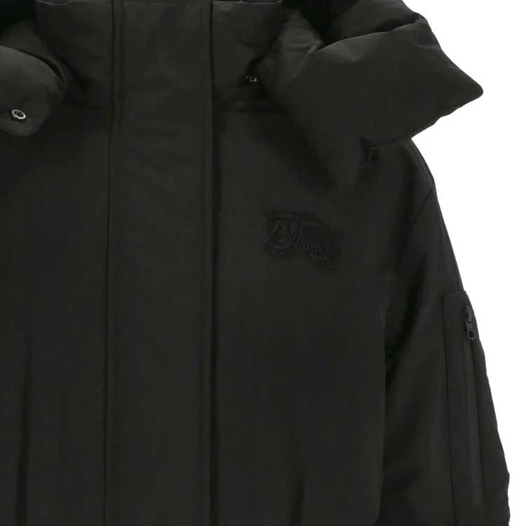 (Women) Burberry FW23  Black Mid-Length Coat with Detachable Hood. 80726711 圖 7