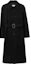 Order (Women) Burberry FW23 Black Single-Breasted Belted Long Sleeve Coat. 80773571