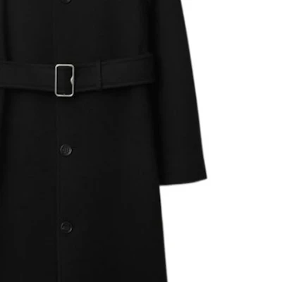 (Women) Burberry FW23 Black Single-Breasted Belted Long Sleeve Coat. 80773571 Purchase (Women) Burberry FW23 Black Single-Breasted Belted Long Sleeve Coat. 80773571