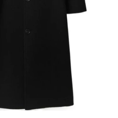 (Women) Burberry FW23 Black Single-Breasted Belted Long Sleeve Coat. 80773571 Details for (Women) Burberry FW23 Black Single-Breasted Belted Long Sleeve Coat. 80773571