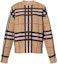 Order (Women) Burberry FW23 Brown Checkered Crewneck Sweater. 8070354A7026