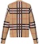 Lookbook (Women) Burberry FW23 Brown Checkered Crewneck Sweater. 8070354A7026