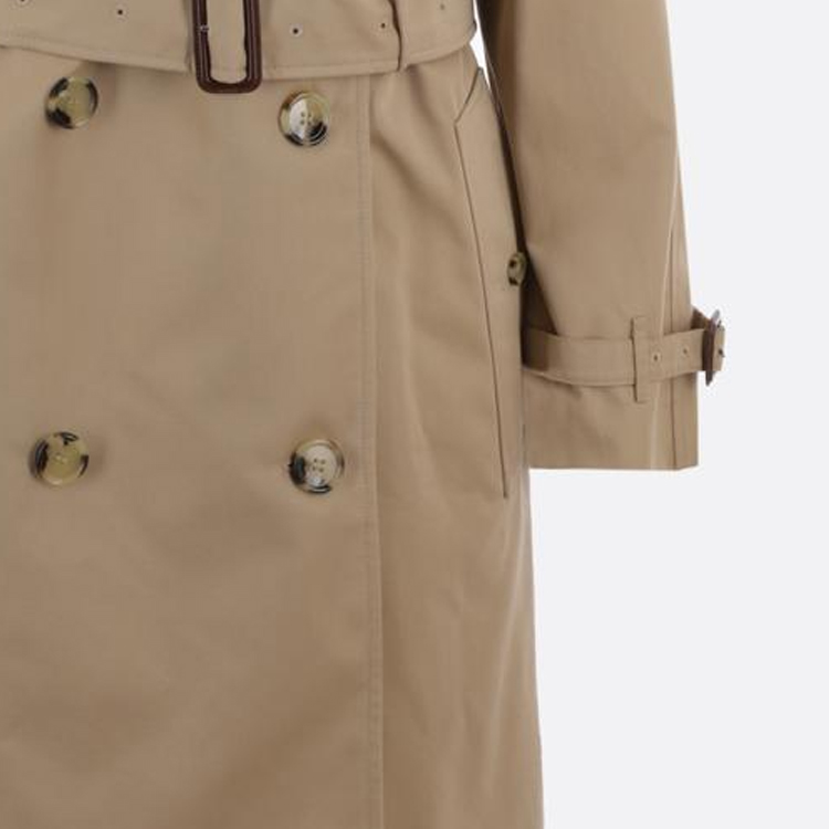 (Women) Burberry FW23  Brown Double-Breasted Mid-Length Jacket 80726811 圖 7