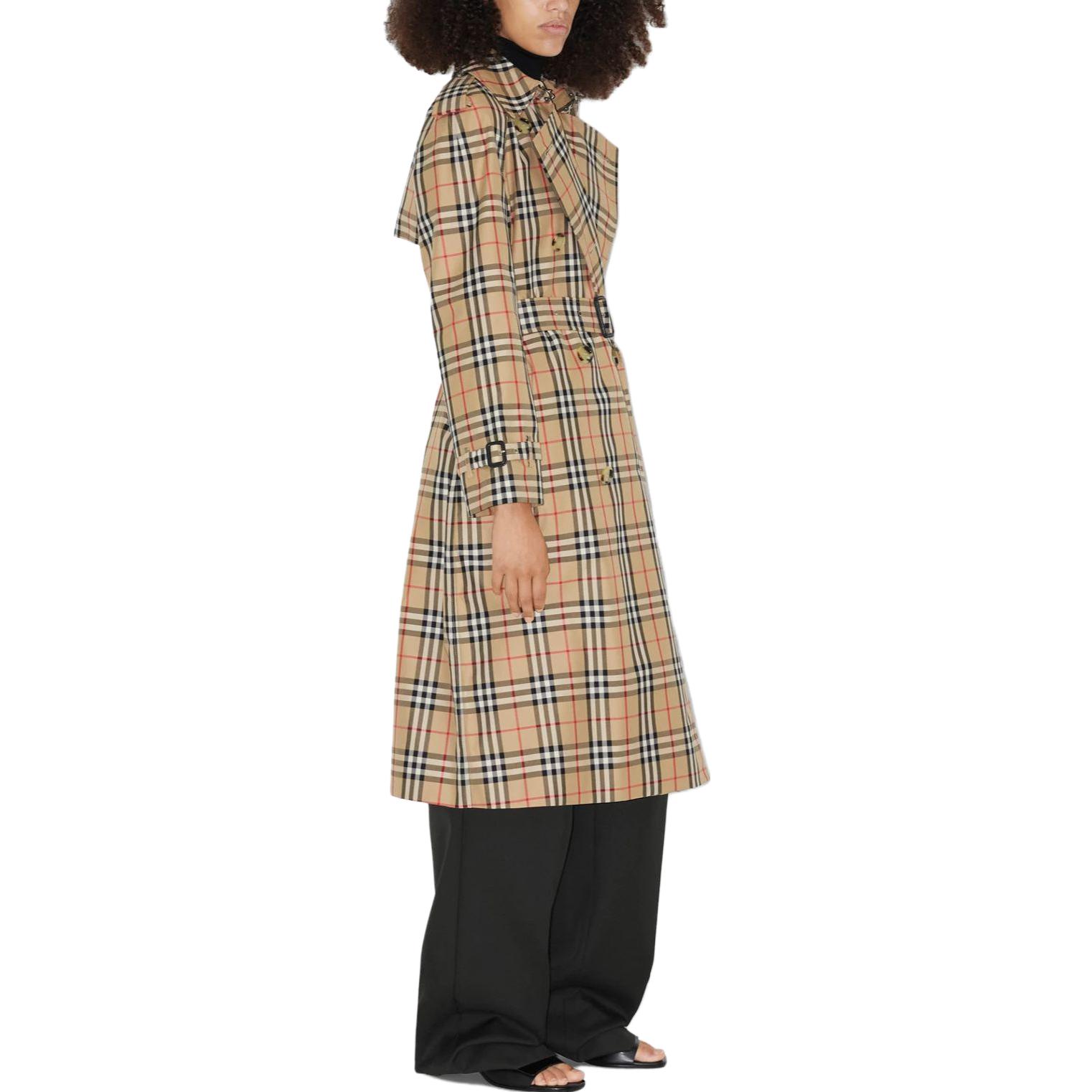 Purchase (W) Burberry FW23 經典格紋雙排扣風衣外套 米色. 80727161