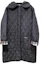 Buy (W) Chaqueta con capucha a cuadros Burberry FW23 de algodón negro manga larga. 80842091