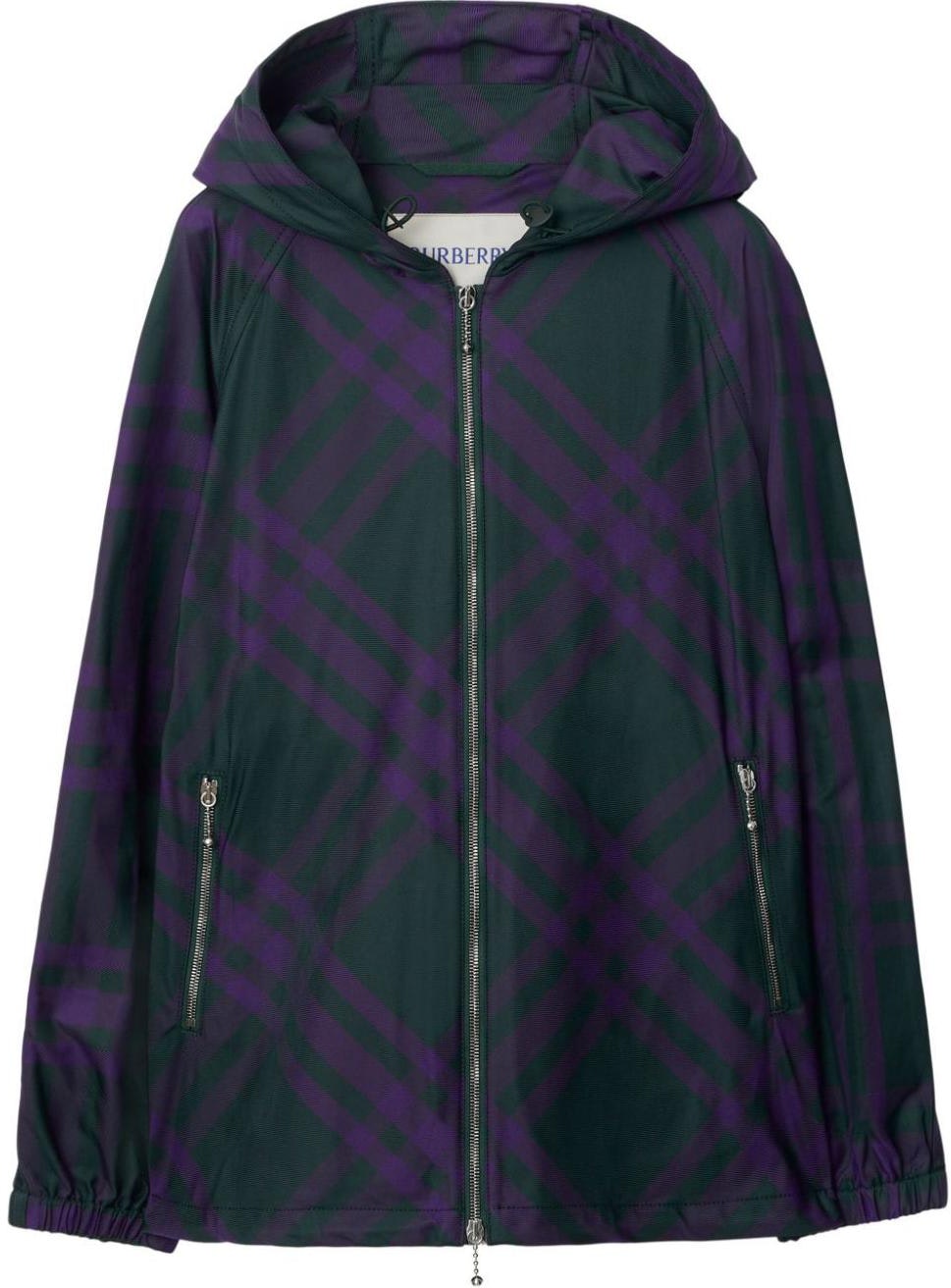 women-burberry-fw-23-colorblock-check-hooded-zip-up-jacket-multicolor-80790111