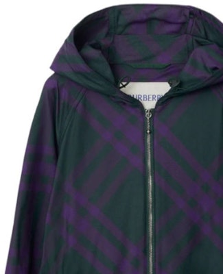 (W) Burberry FW23 Jaket Hoodie Zip-Up Warna Warni Motif Kotak. 80790111 Sizing (W) Burberry FW23 Jaket Hoodie Zip-Up Warna Warni Motif Kotak. 80790111