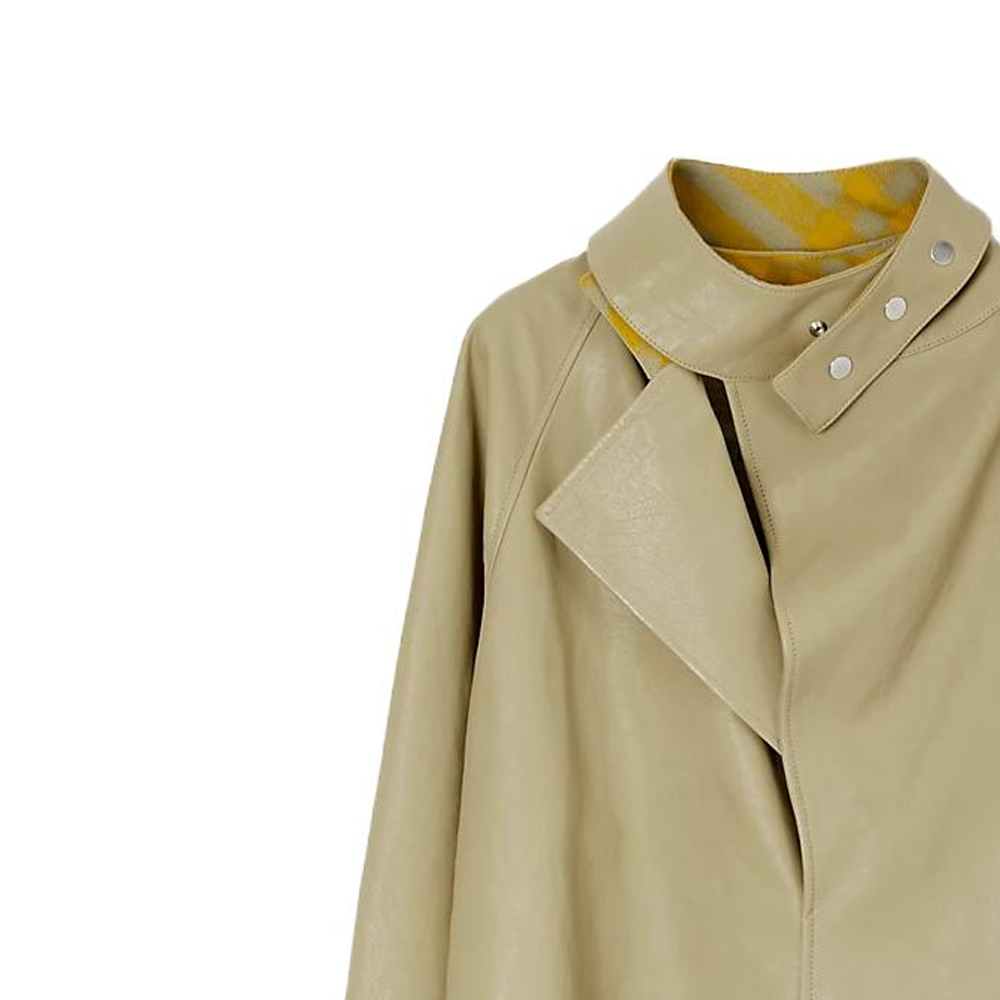 Lookbook (W) Burberry 2023秋冬隐扣长袖夹克 - 棕色 80772681