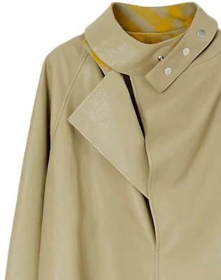 (W) Burberry 2023秋冬隐扣长袖夹克 - 棕色 80772681 Lookbook (W) Burberry 2023秋冬隐扣长袖夹克 - 棕色 80772681