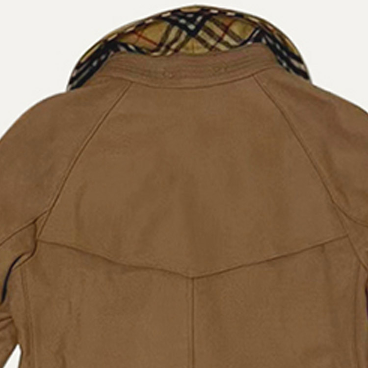 (Women) Burberry FW23  Double-Breasted Casual Long Coat Camel Color 80615501 圖 4