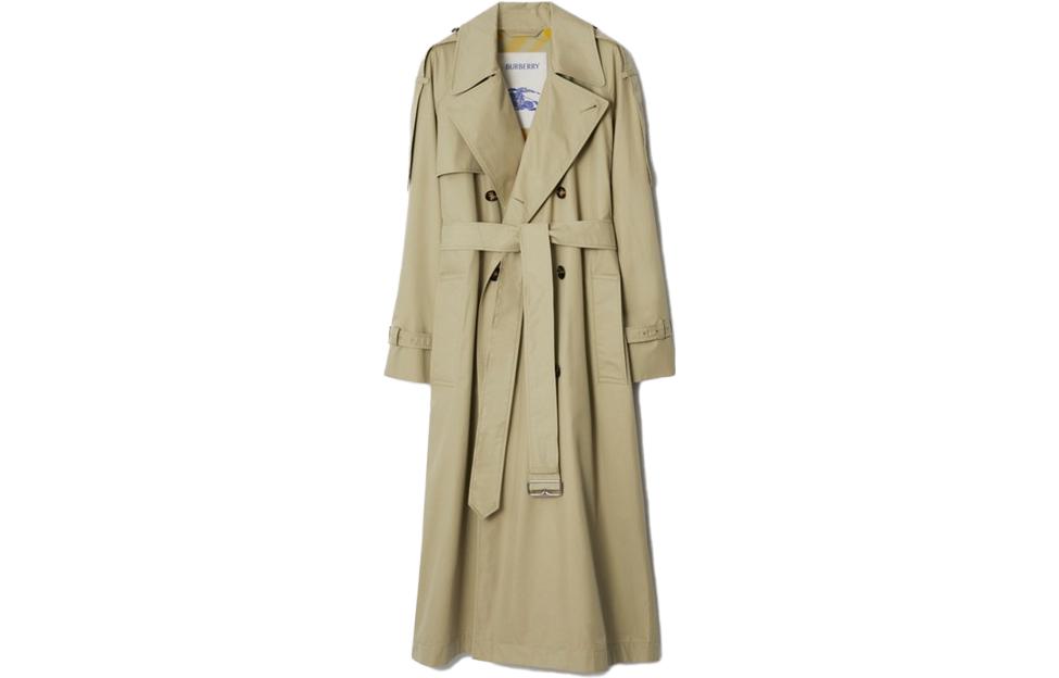 (Women) Burberry FW23  Double-Breasted Long Sleeve Trench Coat Beige. 80793801 圖 2