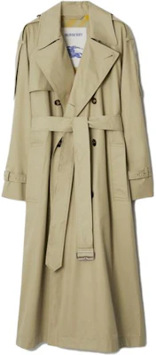 (Women) Burberry FW23 Double-Breasted Long Sleeve Trench Coat Beige. 80793801 Order (Women) Burberry FW23 Double-Breasted Long Sleeve Trench Coat Beige. 80793801