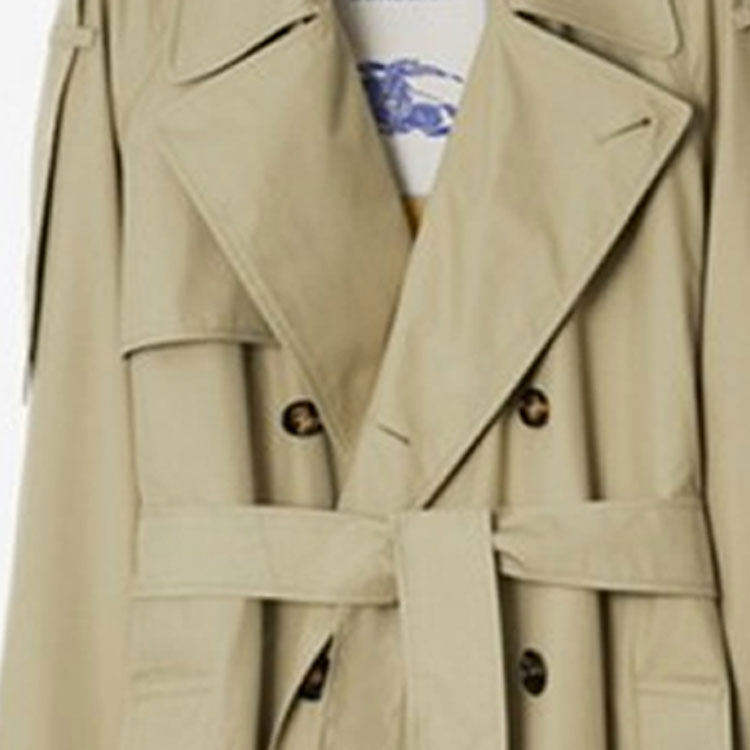 (Women) Burberry FW23  Double-Breasted Long Sleeve Trench Coat Beige. 80793801 圖 3