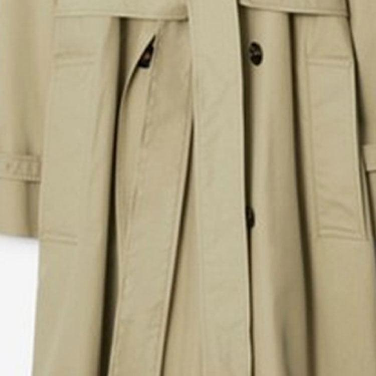 (Women) Burberry FW23  Double-Breasted Long Sleeve Trench Coat Beige. 80793801 圖 4