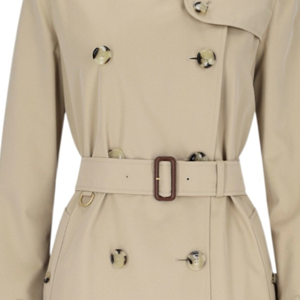 Purchase (W) 博柏利 FW23 卡其色双排扣风衣. 80794141