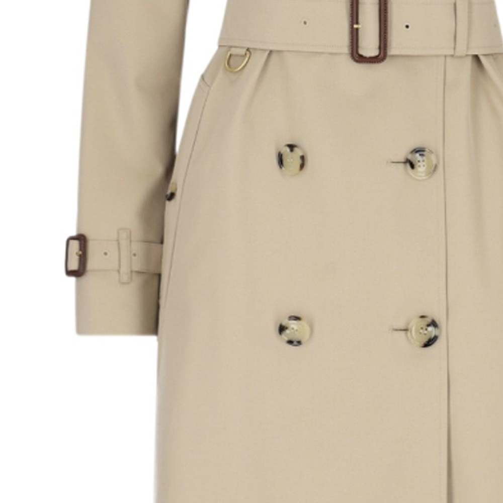Details for (W) 博柏利 FW23 卡其色双排扣风衣. 80794141