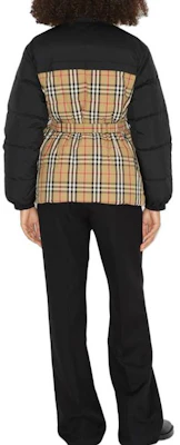 (W) Burberry 2023 秋冬可拆帽格紋雙面羽絨外套 80794761 Details for (W) Burberry 2023 秋冬可拆帽格紋雙面羽絨外套 80794761
