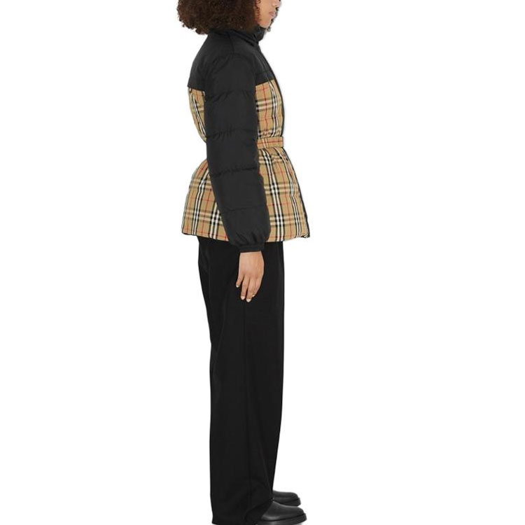 (Women) Burberry FW23  Down Jacket Plaid Reversible with Detachable Hood. 80794761 圖 7