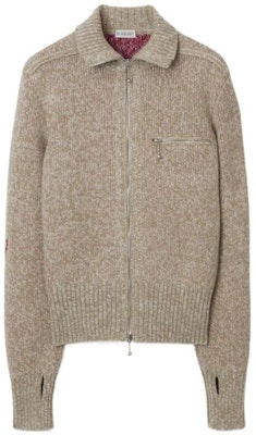 (W) Burberry FW23 Suéter Gris de Punto con Cierre y Diseño de Cuello. 80776891 Buy (W) Burberry FW23 Suéter Gris de Punto con Cierre y Diseño de Cuello. 80776891