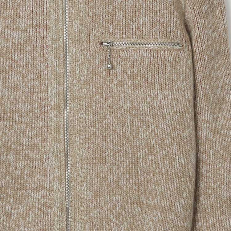 Shop (W) Burberry FW23 Suéter Gris de Punto con Cierre y Diseño de Cuello. 80776891