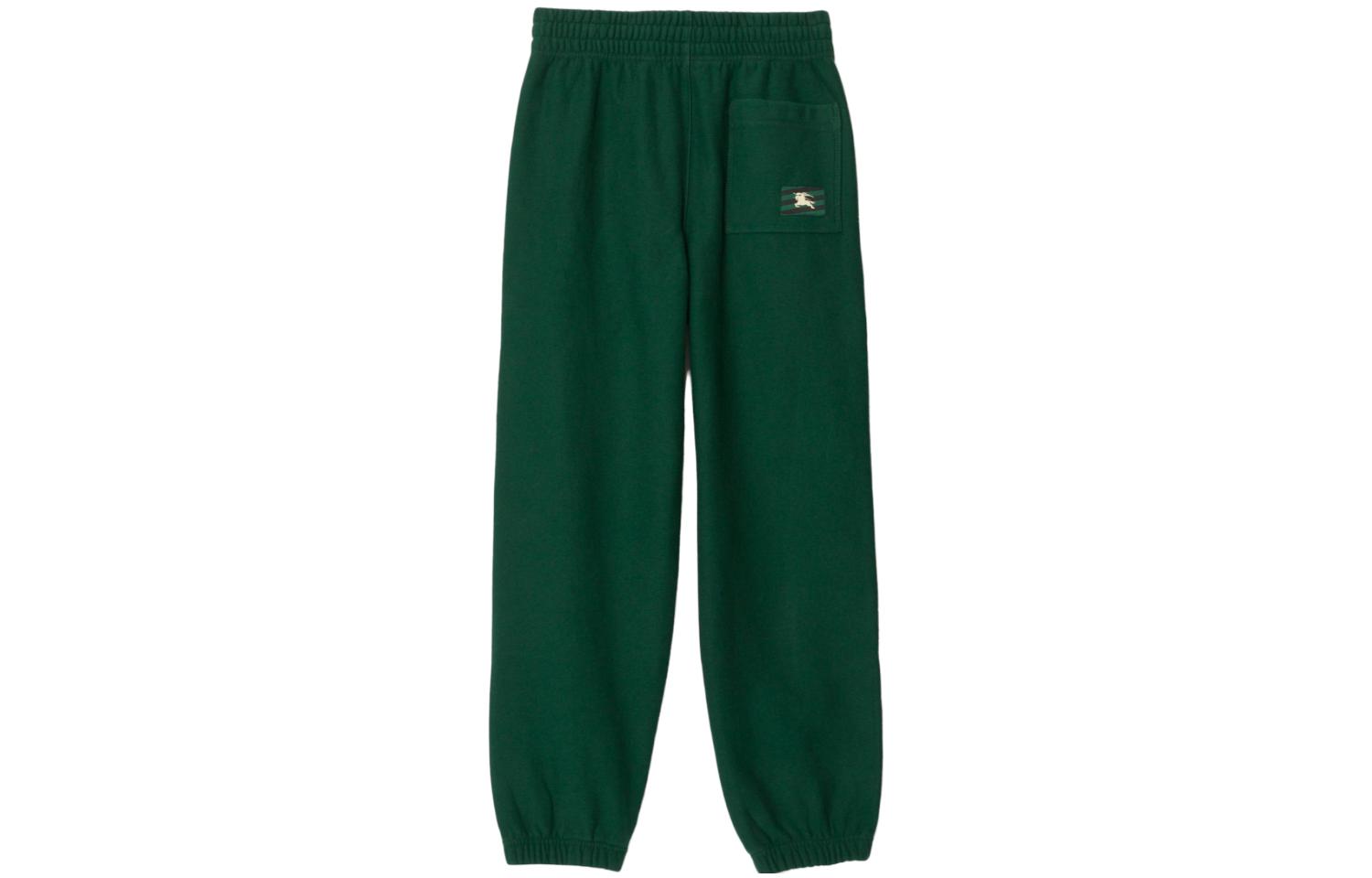 Lookbook (W) バーバリー FW23 グリーン エラスティックウエスト ジョガーパンツ 80849131