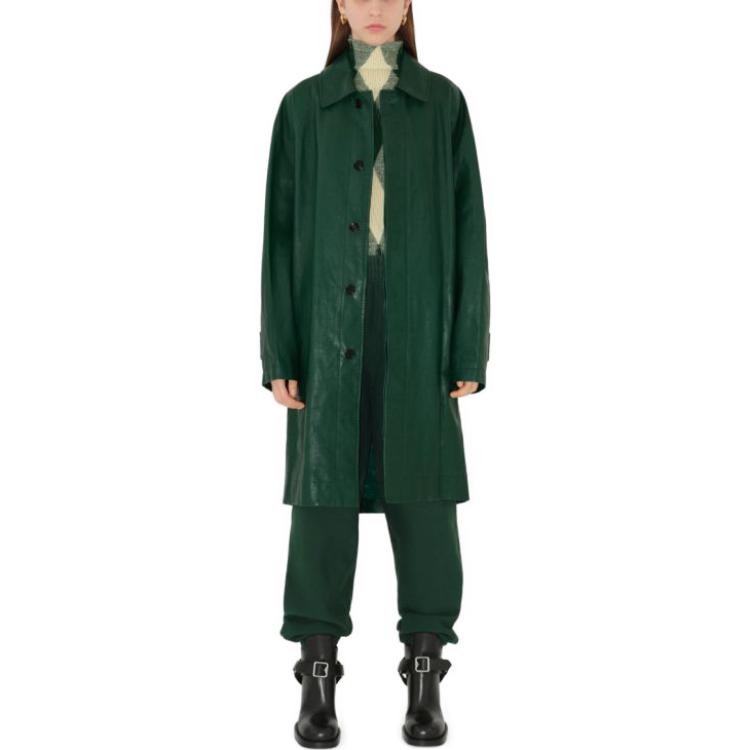 Shop (W) バーバリー FW23 グリーン エラスティックウエスト ジョガーパンツ 80849131