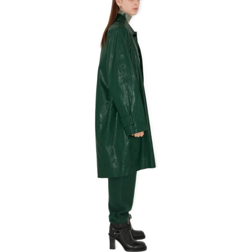 Details for (W) バーバリー FW23 グリーン エラスティックウエスト ジョガーパンツ 80849131