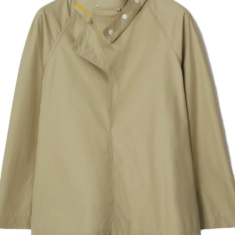 (Women) Burberry FW23  Green Solid Color Raglan Sleeve Casual Jacket 80774121 圖 7