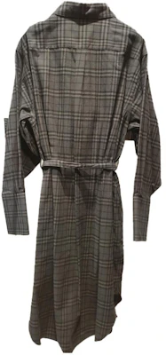 (W) 버버리 FW23 그레이 체크 미들 롱 슬리브 드레스. 80699391 Lookbook (W) 버버리 FW23 그레이 체크 미들 롱 슬리브 드레스. 80699391