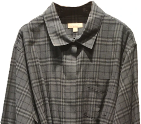 (W) 버버리 FW23 그레이 체크 미들 롱 슬리브 드레스. 80699391 Cheap (W) 버버리 FW23 그레이 체크 미들 롱 슬리브 드레스. 80699391