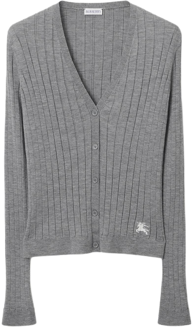 women-burberry-fw-23-grey-v-neck-single-breasted-knit-cardigan-sweater-80808881