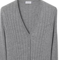 (W) Burberry FW23 Kelabu Kardigan Rajutan V-Leher Single-Breasted. 80808881 Sizing (W) Burberry FW23 Kelabu Kardigan Rajutan V-Leher Single-Breasted. 80808881