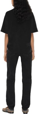 (W) 博柏利 FW23 高腰黑色牛仔裤带标志贴片。 80718901 Purchase (W) 博柏利 FW23 高腰黑色牛仔裤带标志贴片。 80718901