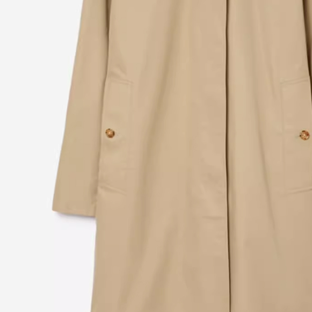 Purchase (W) Burberry FW23 蜂蜜色輕便單排扣風衣外套。 80763681