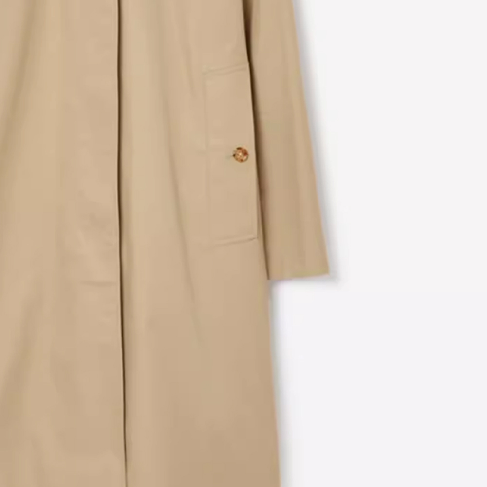 Details for (W) Burberry FW23 蜂蜜色輕便單排扣風衣外套。 80763681