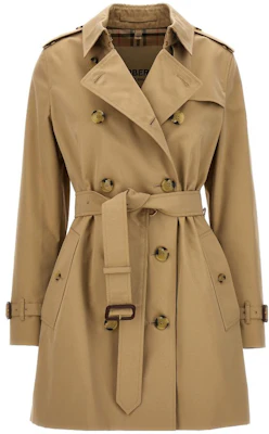 (W) Burberry FW23 蜂蜜米色雙排扣長袖風衣外套 80794171 Order (W) Burberry FW23 蜂蜜米色雙排扣長袖風衣外套 80794171