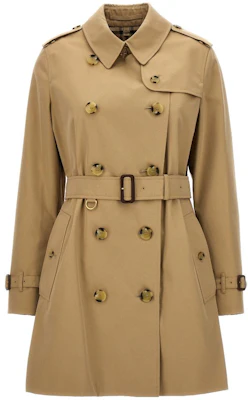 (W) Burberry FW23 蜂蜜米色雙排扣長袖風衣外套 80794171 Lookbook (W) Burberry FW23 蜂蜜米色雙排扣長袖風衣外套 80794171