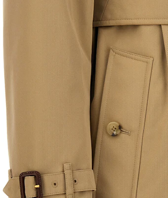 (W) Burberry FW23 蜂蜜米色雙排扣長袖風衣外套 80794171 Details for (W) Burberry FW23 蜂蜜米色雙排扣長袖風衣外套 80794171