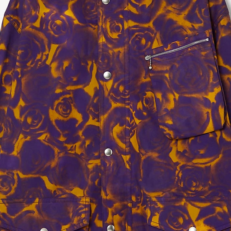 Purchase (W) Burberry FW23 Jaket Hoodie dengan Motif Mawar Warna Kuning Autumn Pear. 80772791