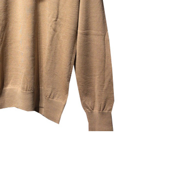 Cheap (W) Burberry FW23 Baju Sejuk Lengan Panjang Warna Coklat Muda Knit Crewneck 80750171