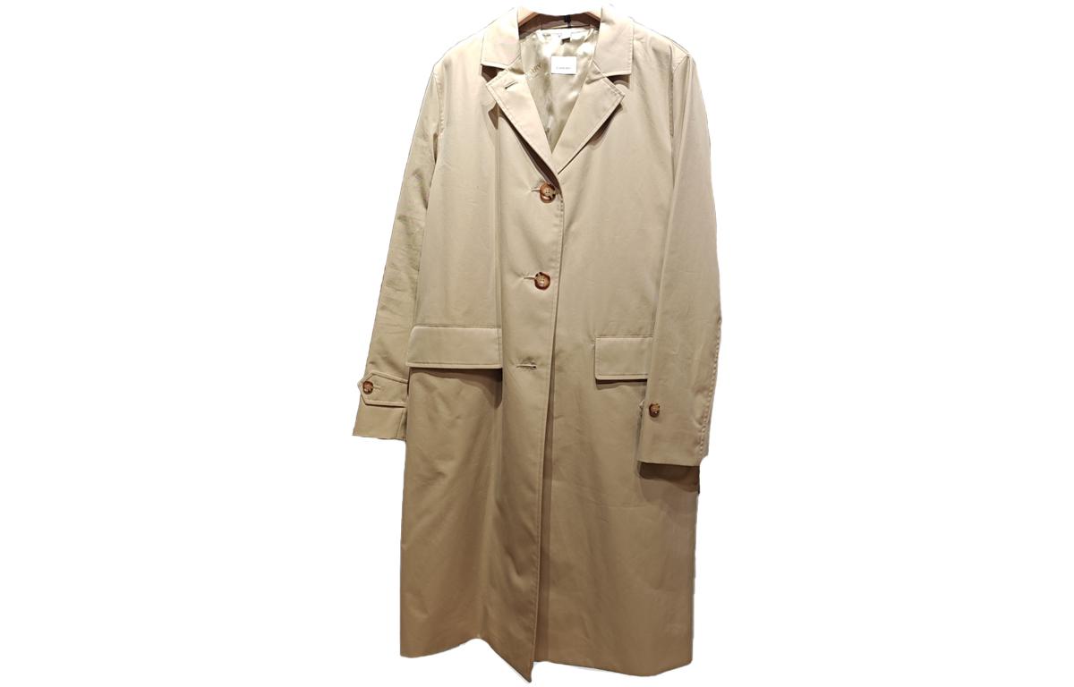 (Women) Burberry FW23  Long-Sleeve Trench Coat Single-Breasted Honey Color. 80677501