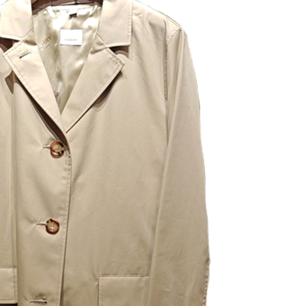 (Women) Burberry FW23  Long-Sleeve Trench Coat Single-Breasted Honey Color. 80677501 圖 7