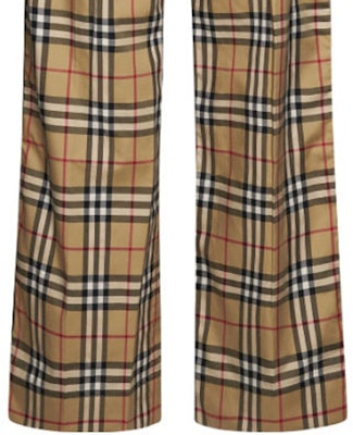 (W) Pantalones Casual Rectos Patchwork Multicolor a Cuadros Burberry FW23. 80831481 Lookbook (W) Pantalones Casual Rectos Patchwork Multicolor a Cuadros Burberry FW23. 80831481