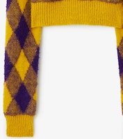 (W) Burberry FW23 格紋提花流蘇針織毛衣 秋楓色 80769451 Purchase (W) Burberry FW23 格紋提花流蘇針織毛衣 秋楓色 80769451