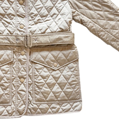 (Women) Burberry FW23 Quilted Cotton Jacket Long Sleeve Khaki. 80734171 Sizing (Women) Burberry FW23 Quilted Cotton Jacket Long Sleeve Khaki. 80734171