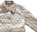 Cheap (Women) Burberry FW23 Quilted Cotton Jacket Long Sleeve Khaki. 80734171