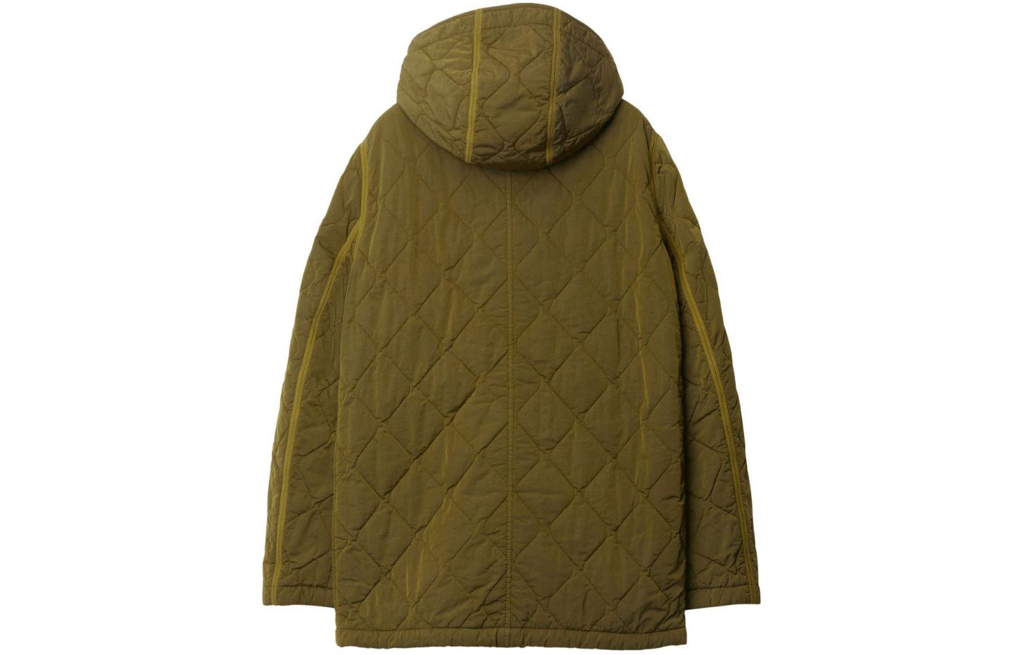 Lookbook (W) Burberry FW23 綠色連帽菱格紋外套 80838061