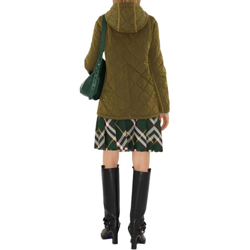 Purchase (W) Burberry FW23 綠色連帽菱格紋外套 80838061