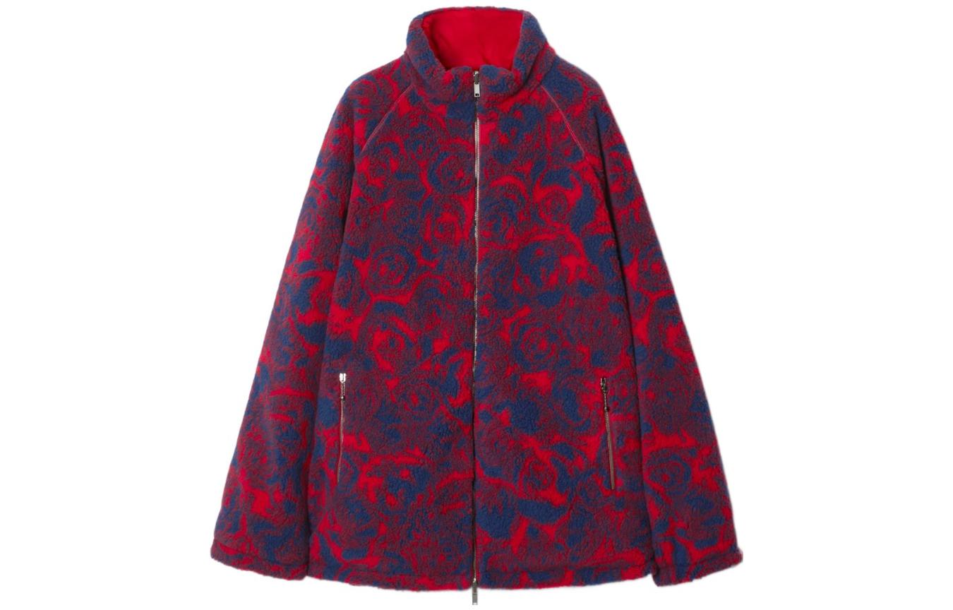 (Women) Burberry FW23  Rose Print Casual Stand Collar Cotton Jacket Multicolor 80774151 圖 2